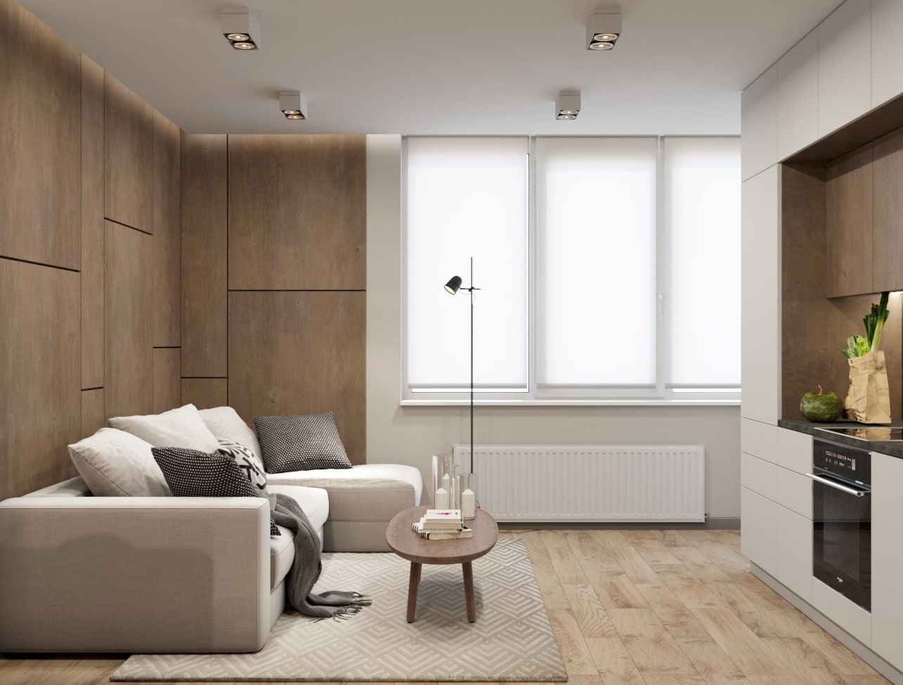 Реализованный проект спальни в стиле минимализм