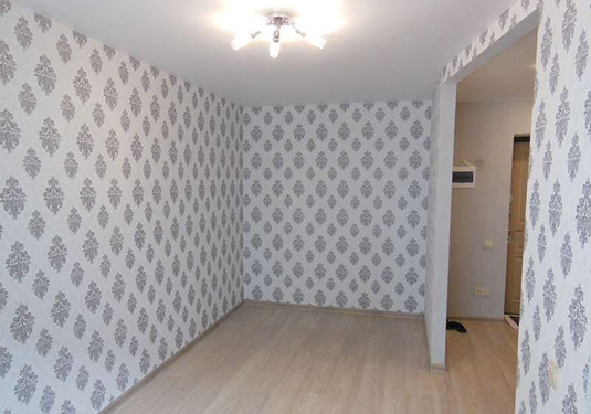 Поклейка обоев под покраску